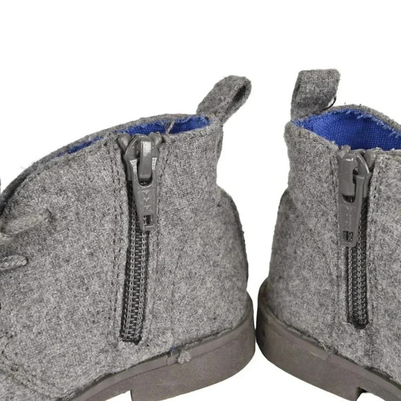 Gap Felt Dressy Chukka Boots  Sneaker Shoes Gray - Picture 6 of 11